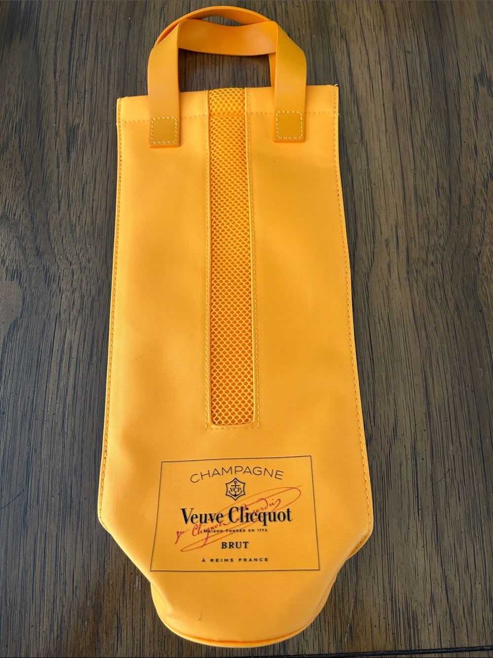 Veuve Clicquot Insulated Champagne Bottle Tote Bag